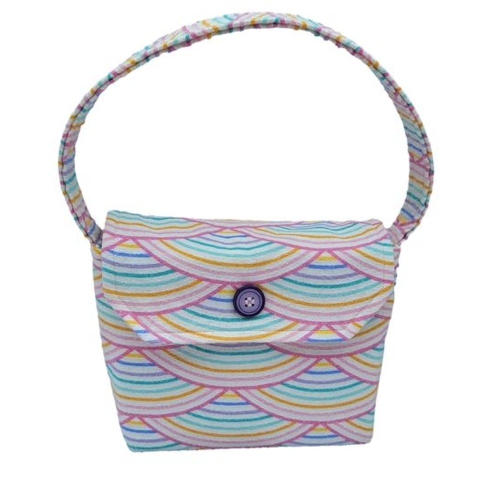 Colorful Striped Women's Bag